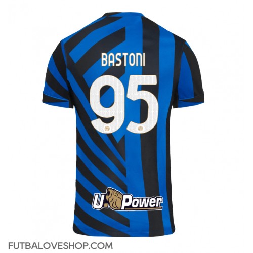 Dres Inter Milan Alessandro Bastoni #95 Domáci 2024-25 Krátky Rukáv